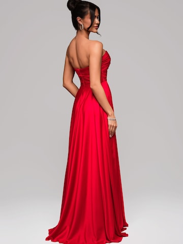Ombre Abendkleid in Rot
