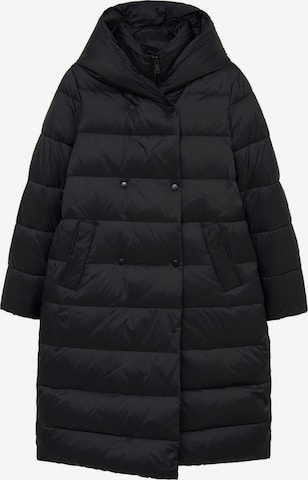 MANGO Zimní kabát 'Oslo' – černá: přední strana