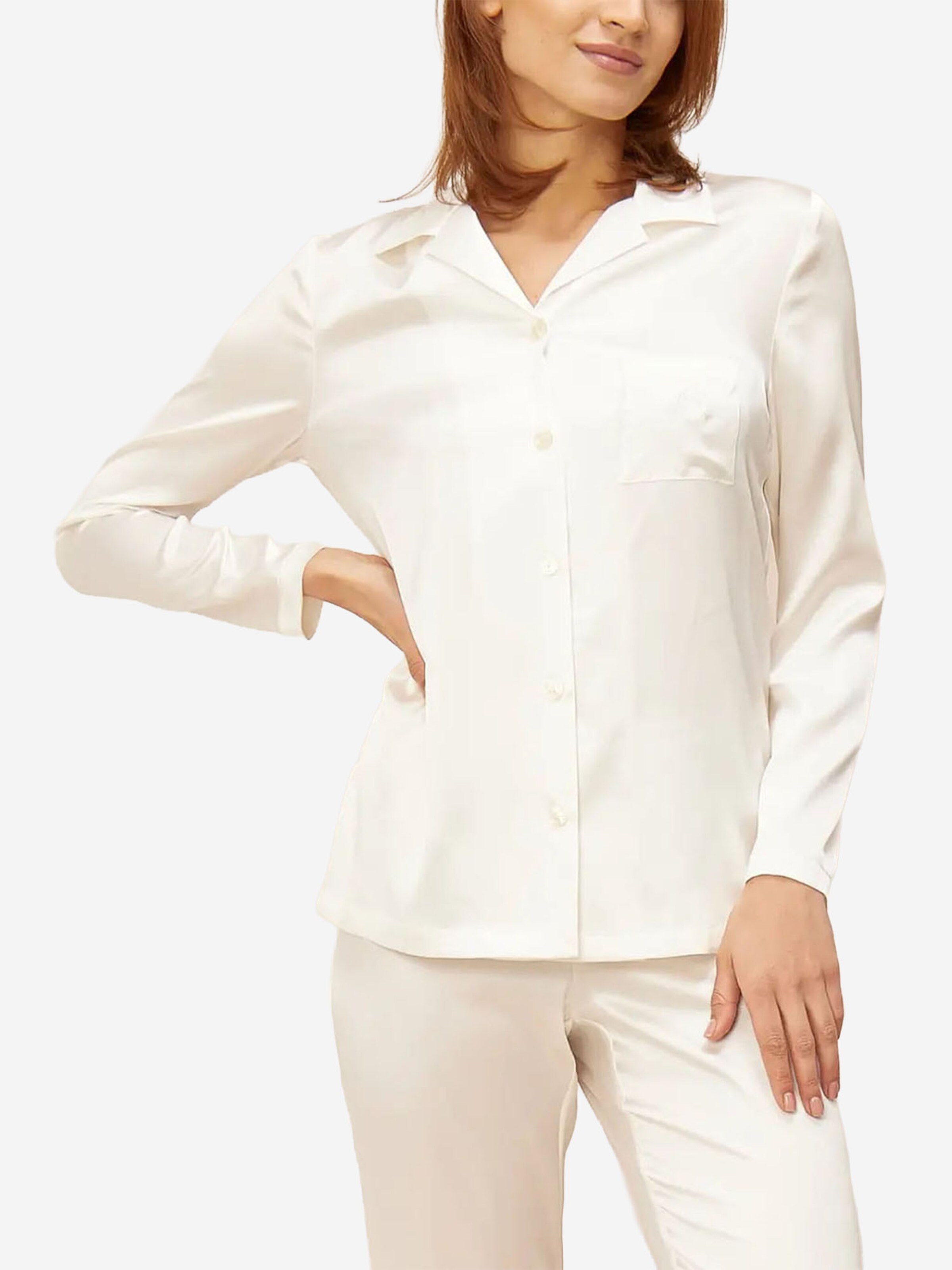 FÉRAUD PARIS Pajama ' Boyfriend ' in White