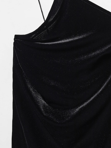 MANGO Koktejl obleka 'XASIL' | črna barva
