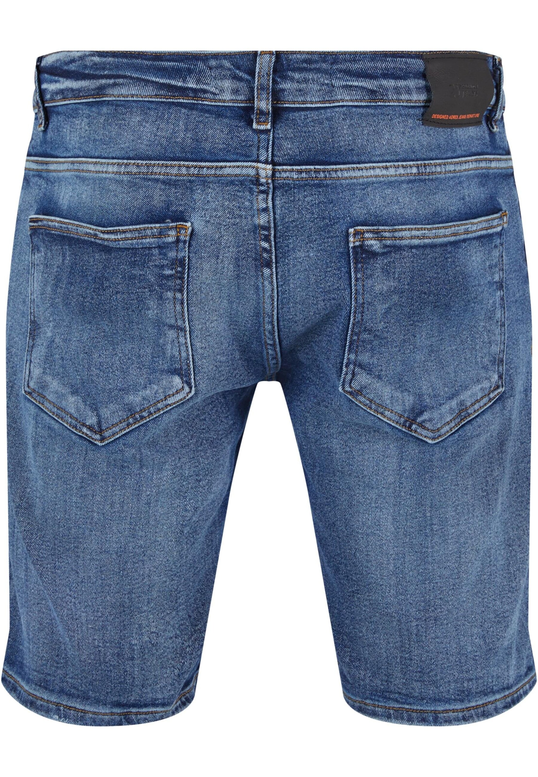 2Y Premium Regular Shorts in Blau