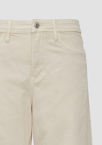 s.Oliver Wide Leg Jeans 'Suri' in Beige