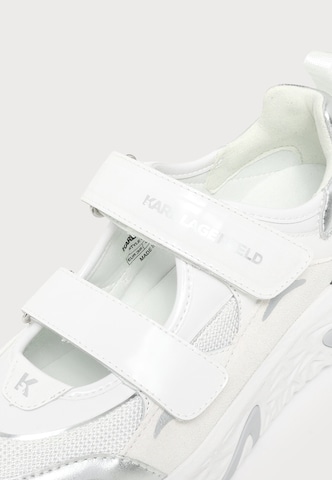 Sneaker low de la Karl Lagerfeld pe alb