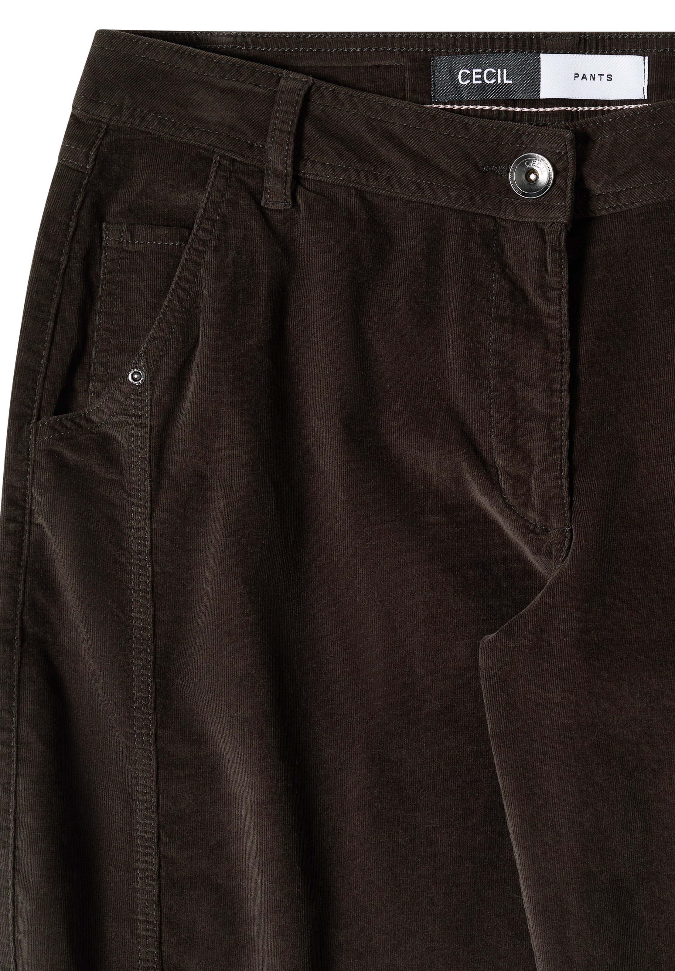 CECIL - Barrel Pantalón 'Scarlett' en verde