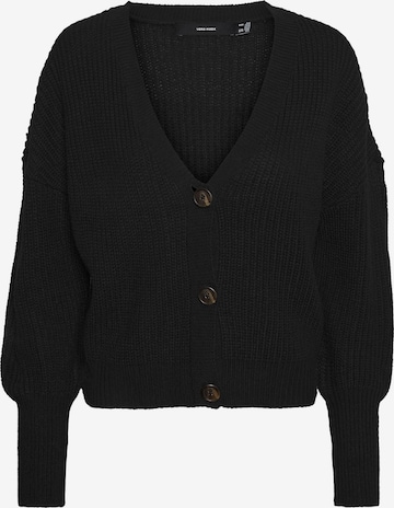 VERO MODA Cardigan 'Lea' i sort: forside