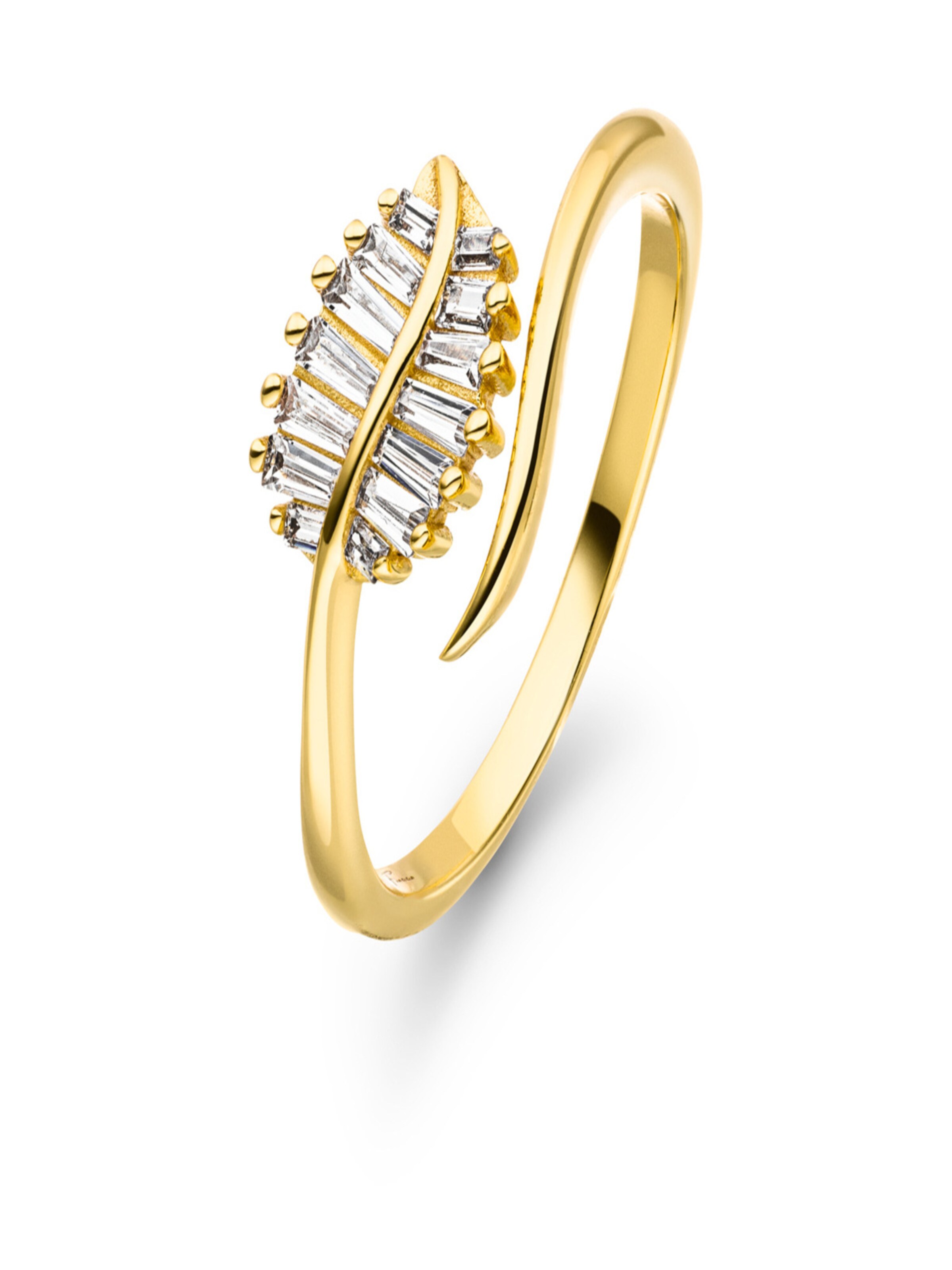 Fiocco Jewelry Ring 'Bella' in Gold: front