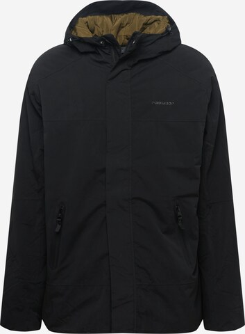 Ragwear Between-Season Jacket 'HATAR' in Black: front