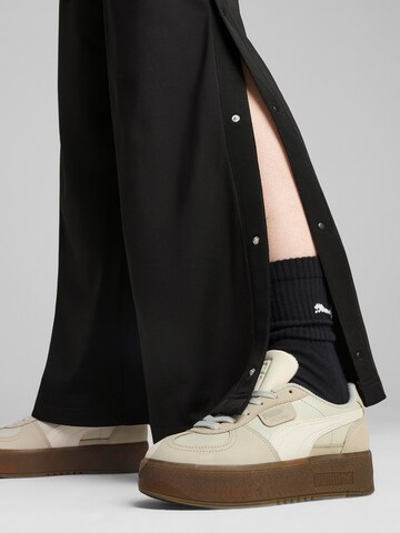 PUMA Wide leg Sports trousers 'Wardrobe Ess' in Black