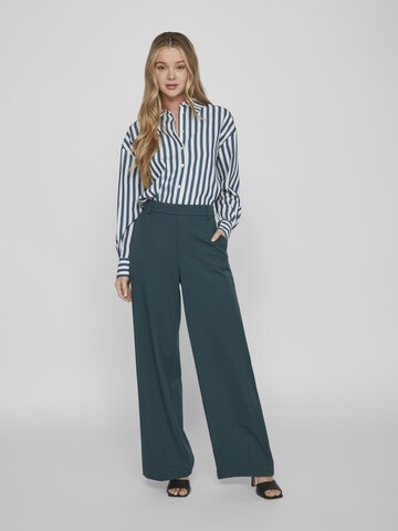 VILA Wide leg Pants 'Varone' in Green