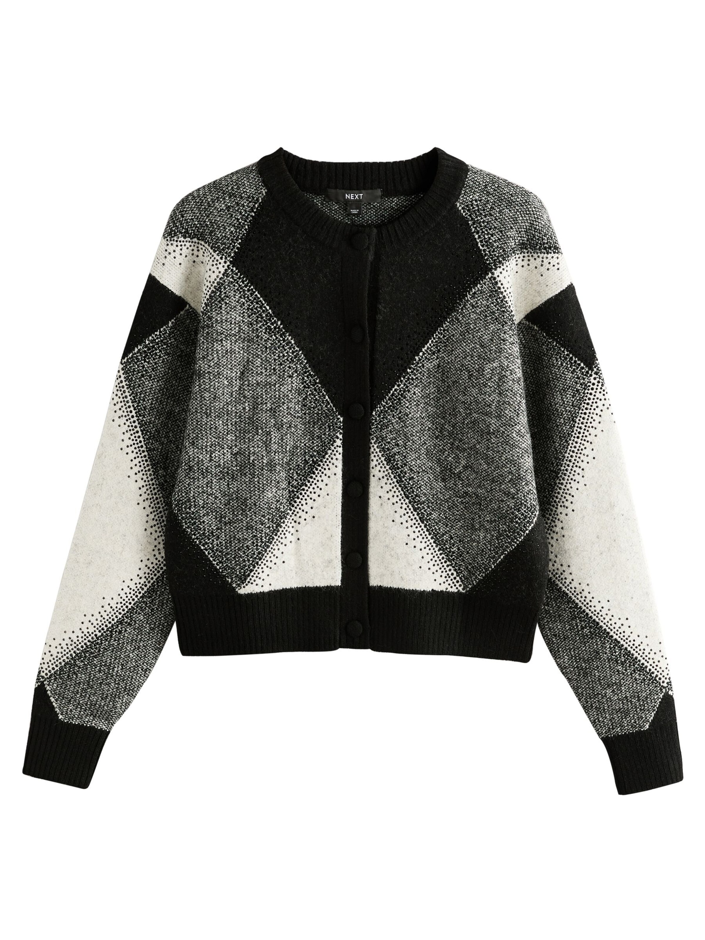 Next Kardigán - Čierna: predná strana