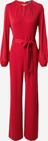 Lauren Ralph Lauren - Jumpsuit 'DELAHANE' en rojo: frente