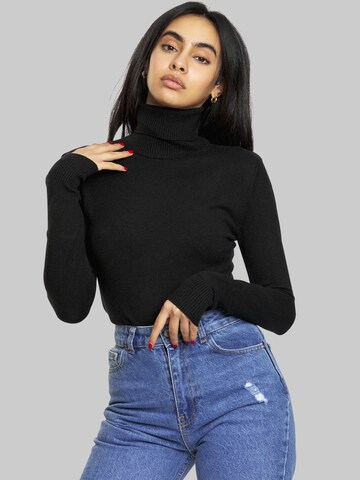 FRESHLIONS Sweater ' Ina ' in Black: front