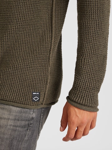 REPLAY Regular Fit Pullover in Grün