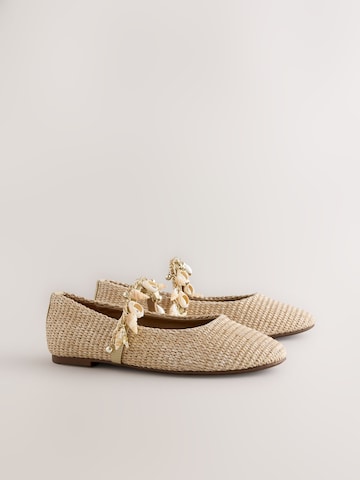 Next Ballerina met riempjes 'Forever Comfort' in Beige