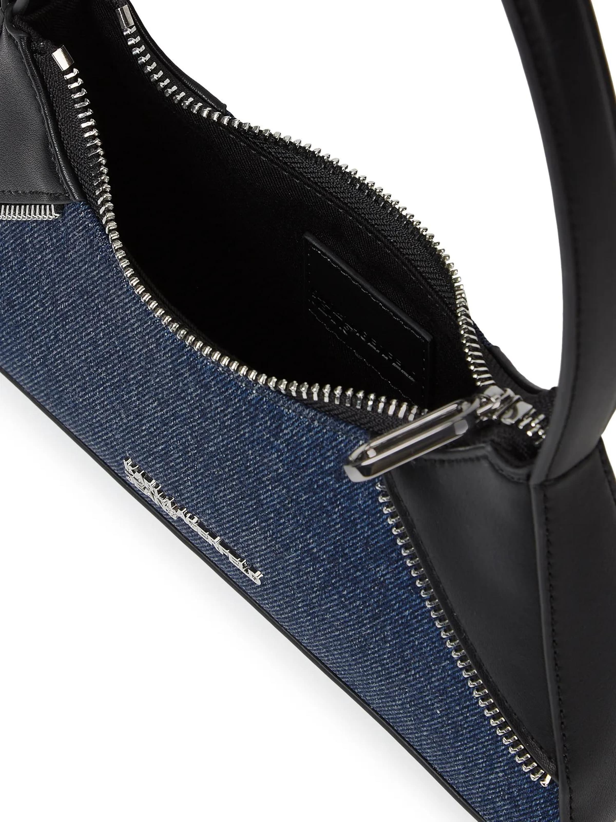 KARL LAGERFELD JEANS - Bolso de hombro 'Rebel' en azul