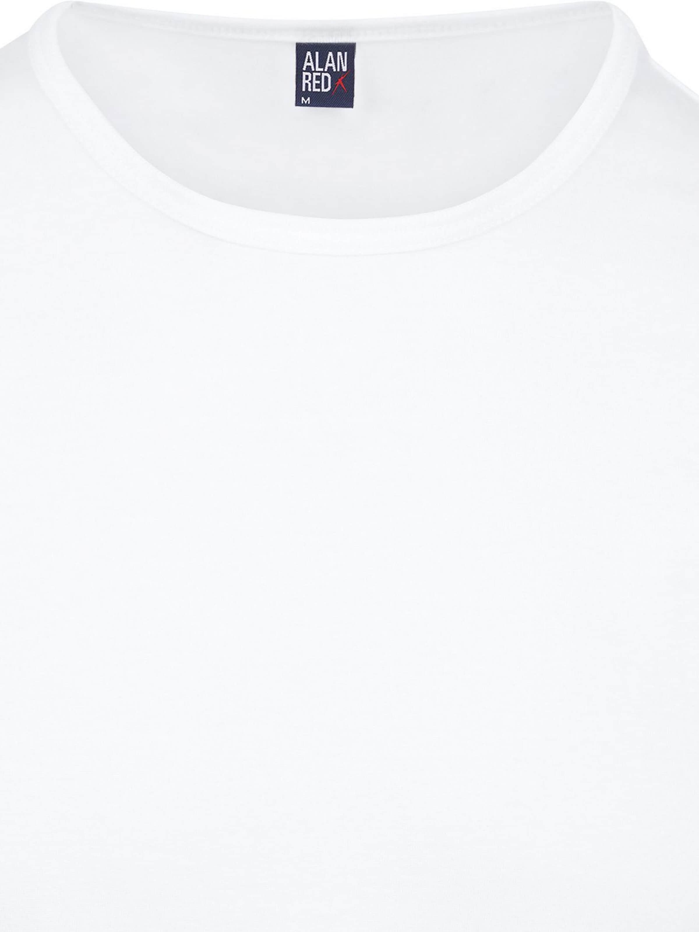 alan red Shirt 'Derby' in White