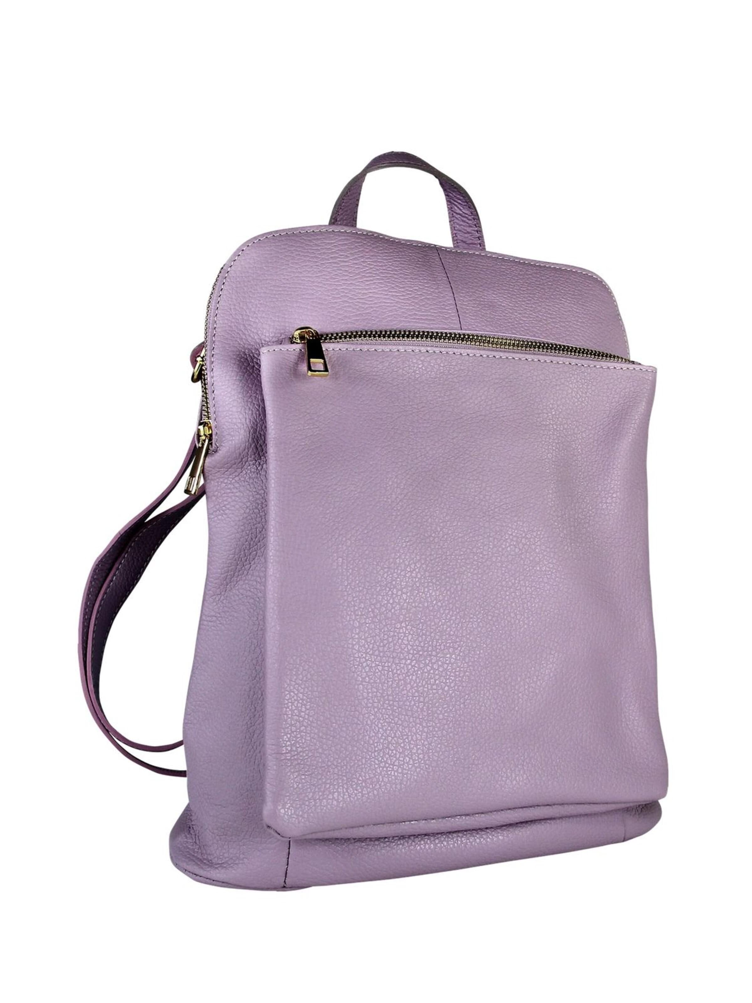 Sac à dos Toscanto en violet : devant