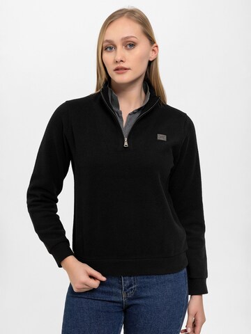 Antioch Sweater in Black: front