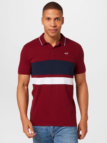 HOLLISTER - Camisa em vermelho: frente