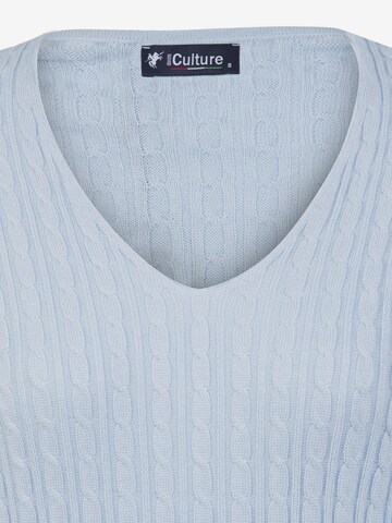 DENIM CULTURE Sweter 'Verla' w kolorze niebieski