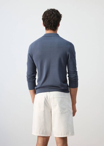 MANGO MAN Sweater 'Pedrosa' in Blue