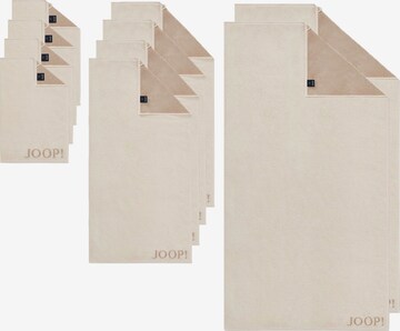 JOOP! Handdoek in Beige: voorkant