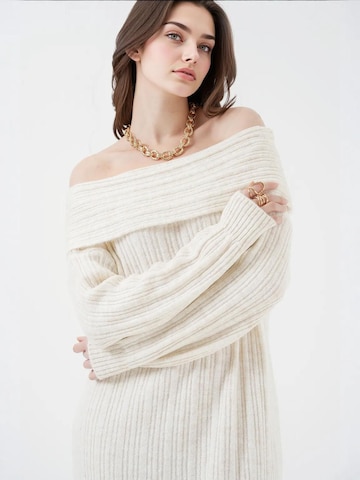 Bigdart - Vestido de malha em branco