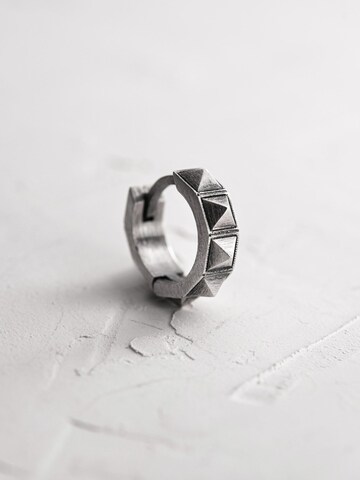 REYTEL Earring 'FARE' in Silver: front