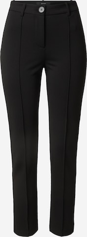 Vero Moda Petite Regular Housut 'VMLUCCA' värissä musta: etupuoli