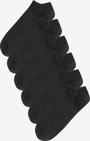 Next Socken in Schwarz: Vorderseite