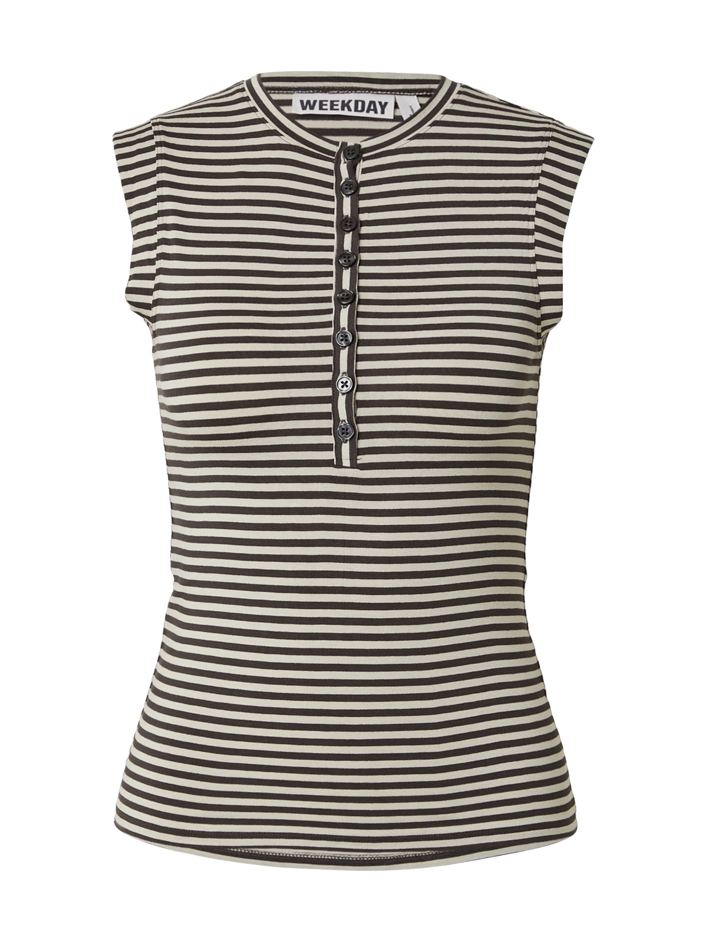 WEEKDAY - Top 'Ella' en gris: frente