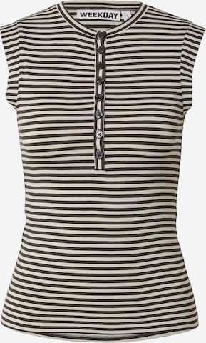 WEEKDAY - Top 'Ella' en gris: frente