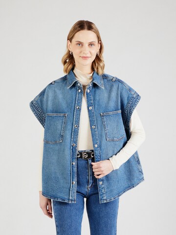 IRO Tussenjas in Blauw: voorkant