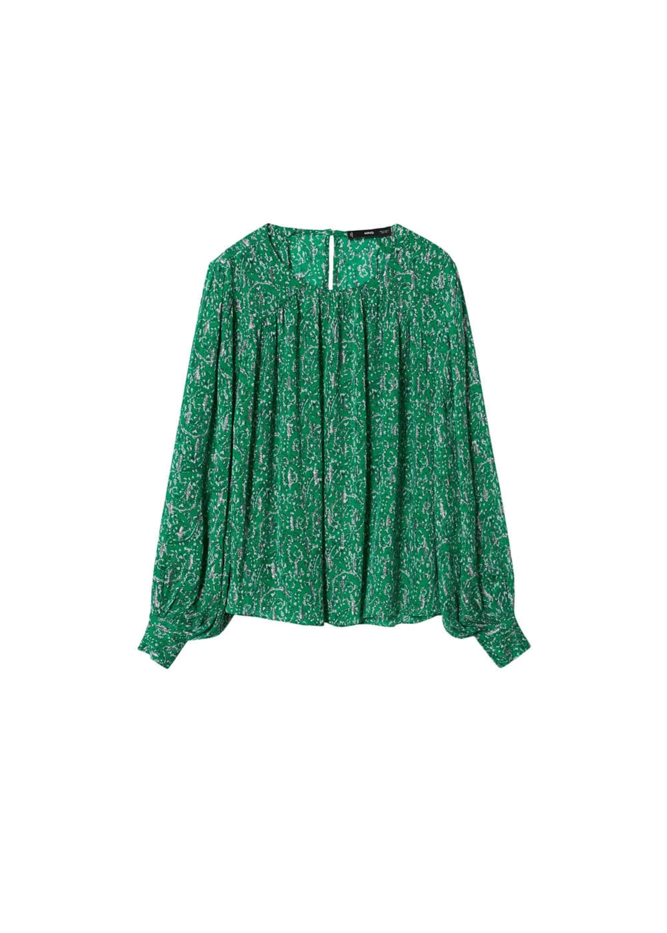 Blouse verte mango new arrivals