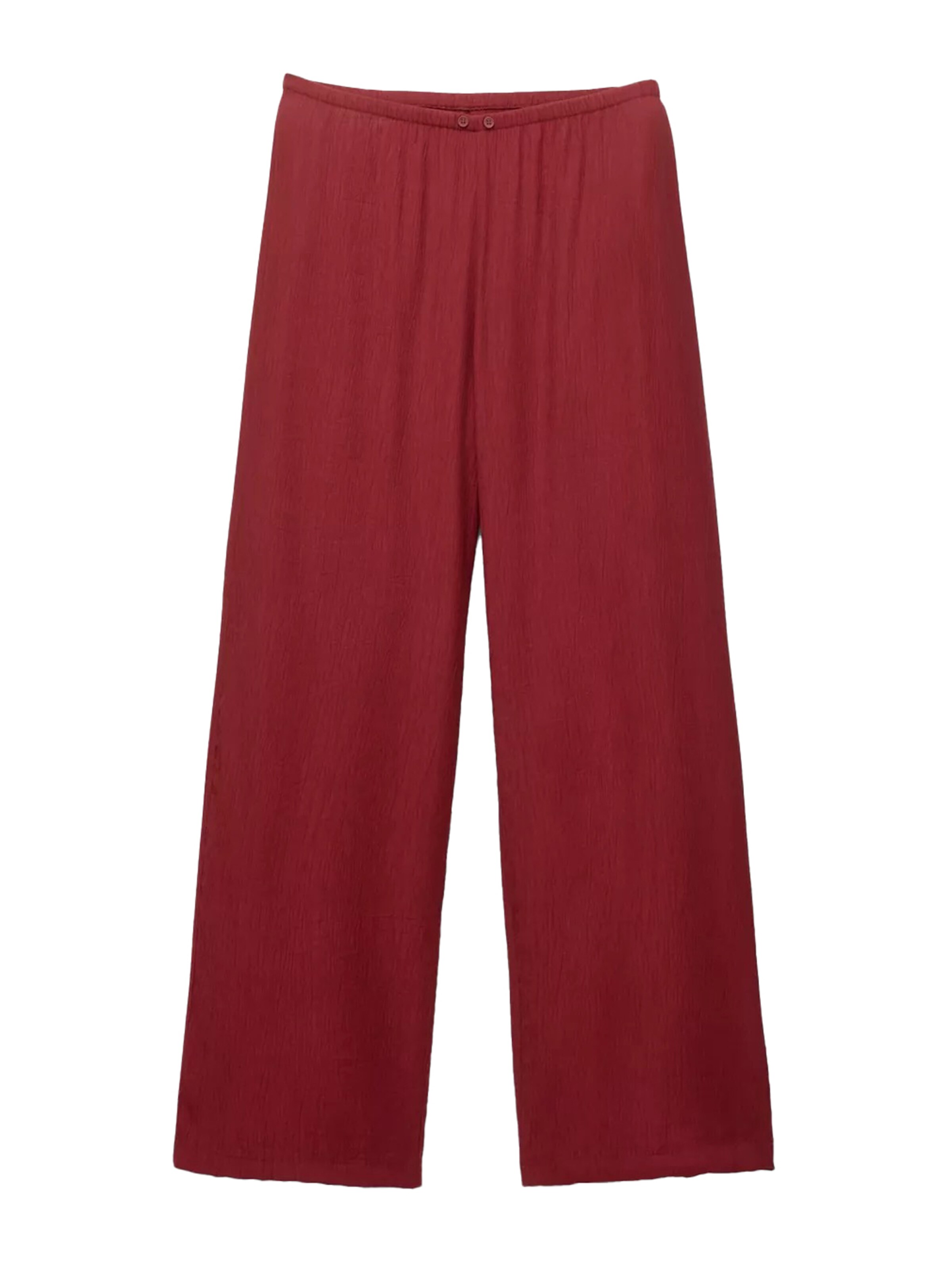 Pull&Bear Loosefit Hose in Rot: Vorderseite