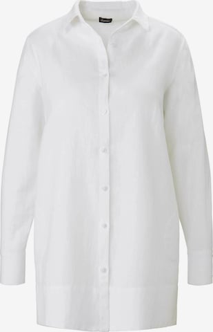 Emilia Lay Blouse in White: front