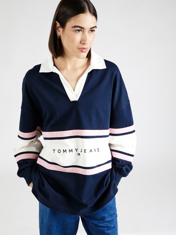 Tommy Jeans - Camiseta en azul: frente
