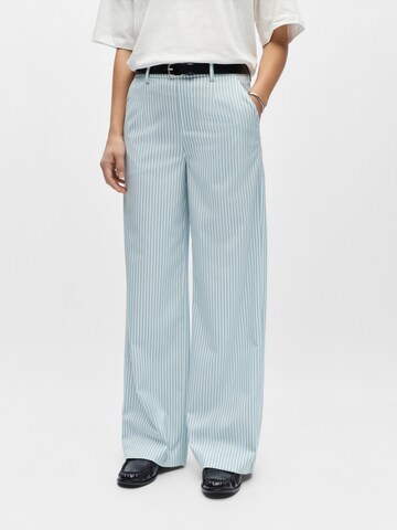 OBJECT Широки крачоли Панталон 'OBJLISA ' в бяло: отпред