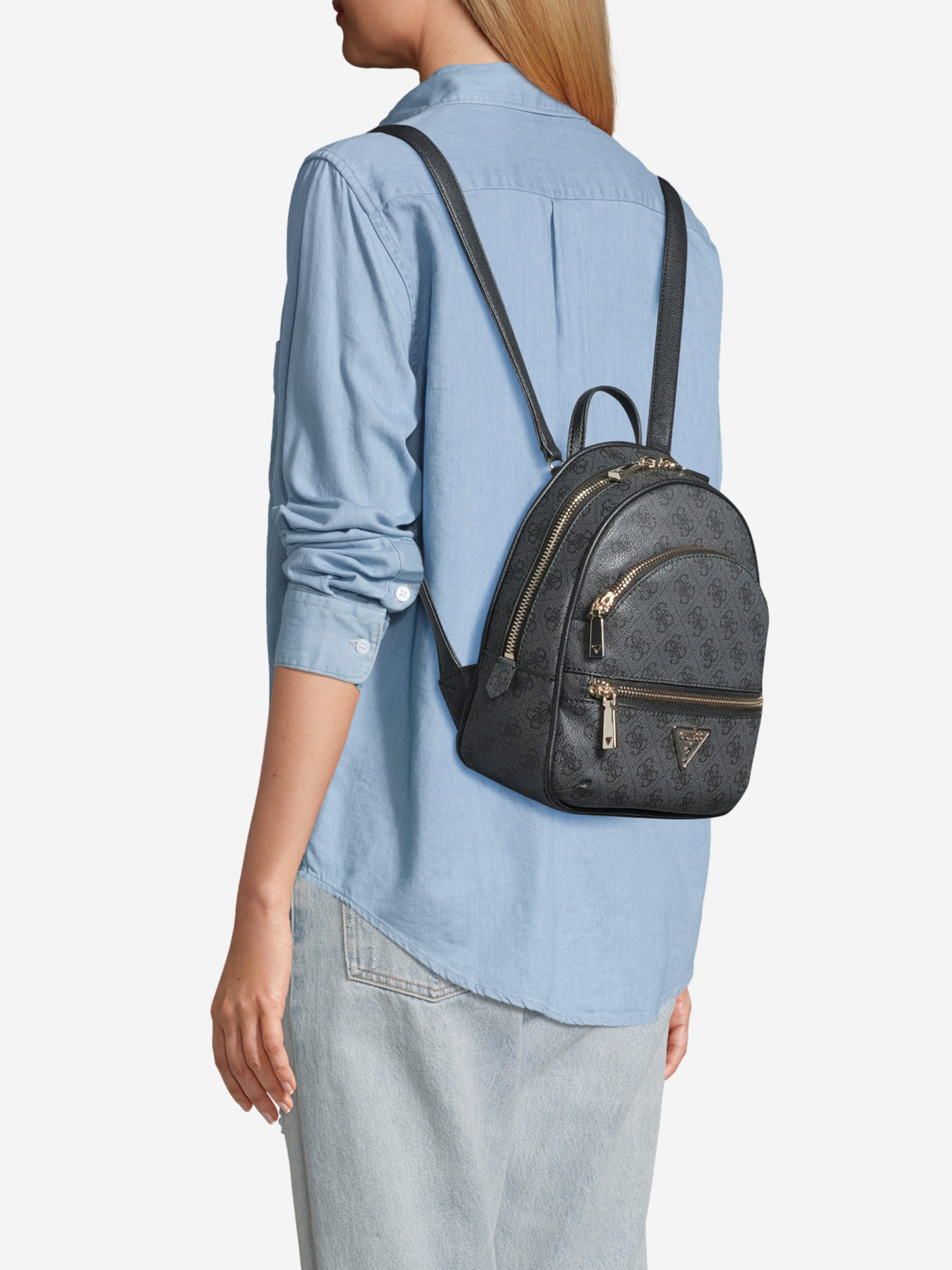 Guess Women's Manhattan Small Backpack - Coal