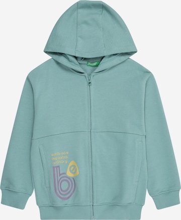 UNITED COLORS OF BENETTON Sweatjacka i grön: framsida