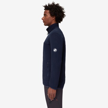 MAMMUT Tapered Athletic Fleece Jacket 'Innominata Light' in Blue