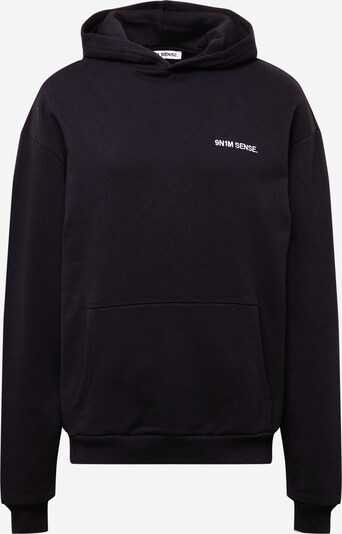 9N1M SENSE Sweater majica u siva / crna / bijela, Pregled proizvoda