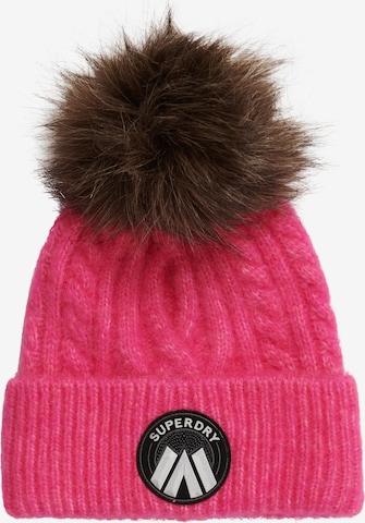 Superdry Muts in Roze: voorkant