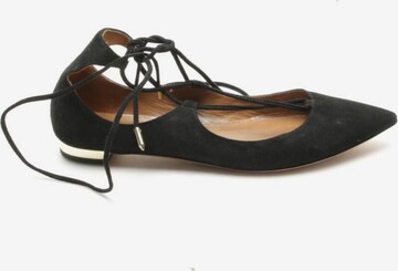 Aquazzura Flats & Loafers in 35,5 in Black: front