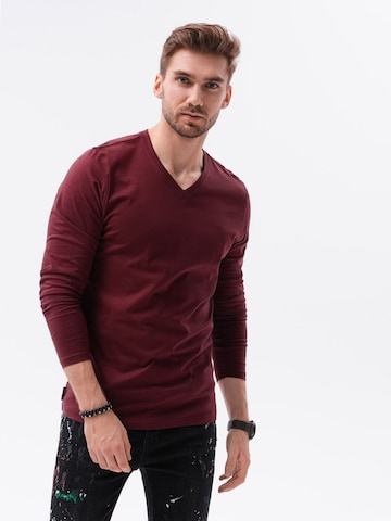 T-Shirt 'L136' Ombre en rouge : devant