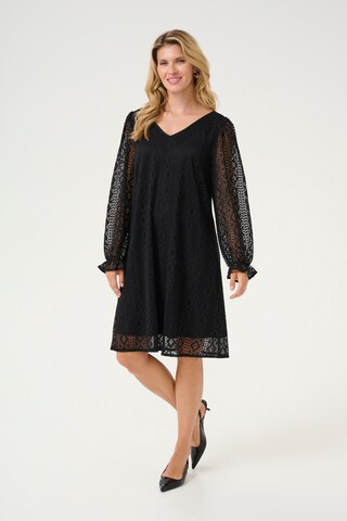Cream Jurk 'Valerie' in Zwart