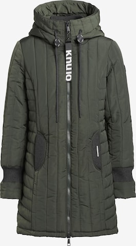 khujo Winter Coat in Green: front