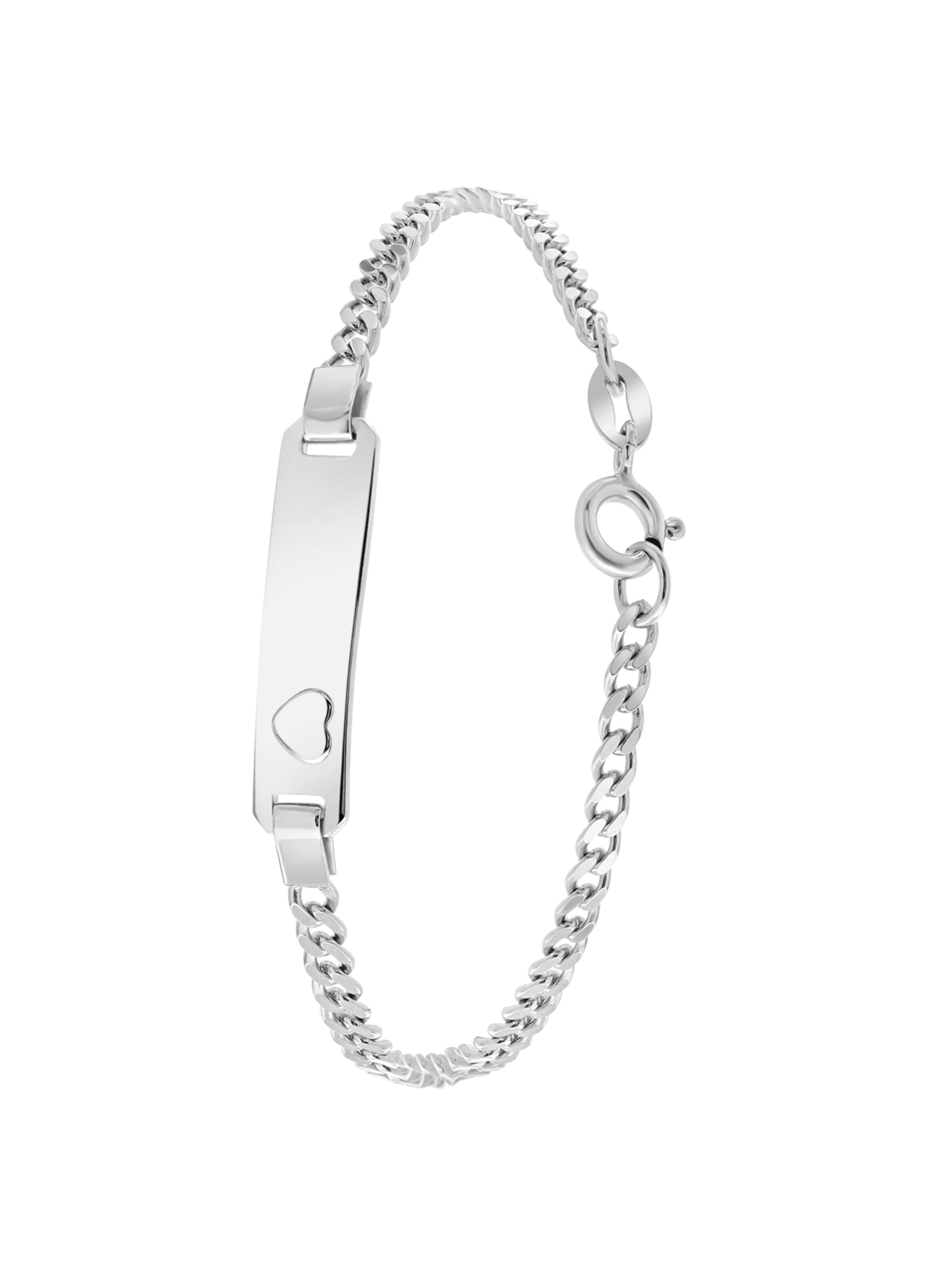 Lucardi Armband in Silber: Vorderseite