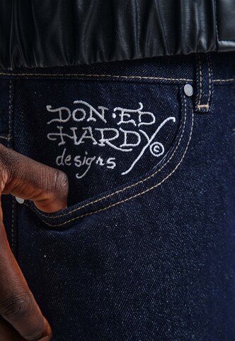 Ed Hardy Wide Leg Jeans i blå: forside