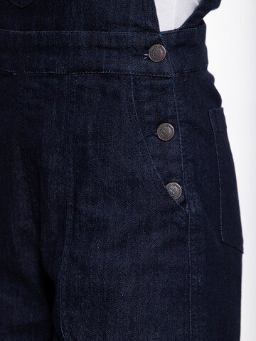 Queen Kerosin Regular Jean Overalls in Blue